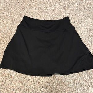 Uniqlo Elegant Black Tennis/Skater Skirt